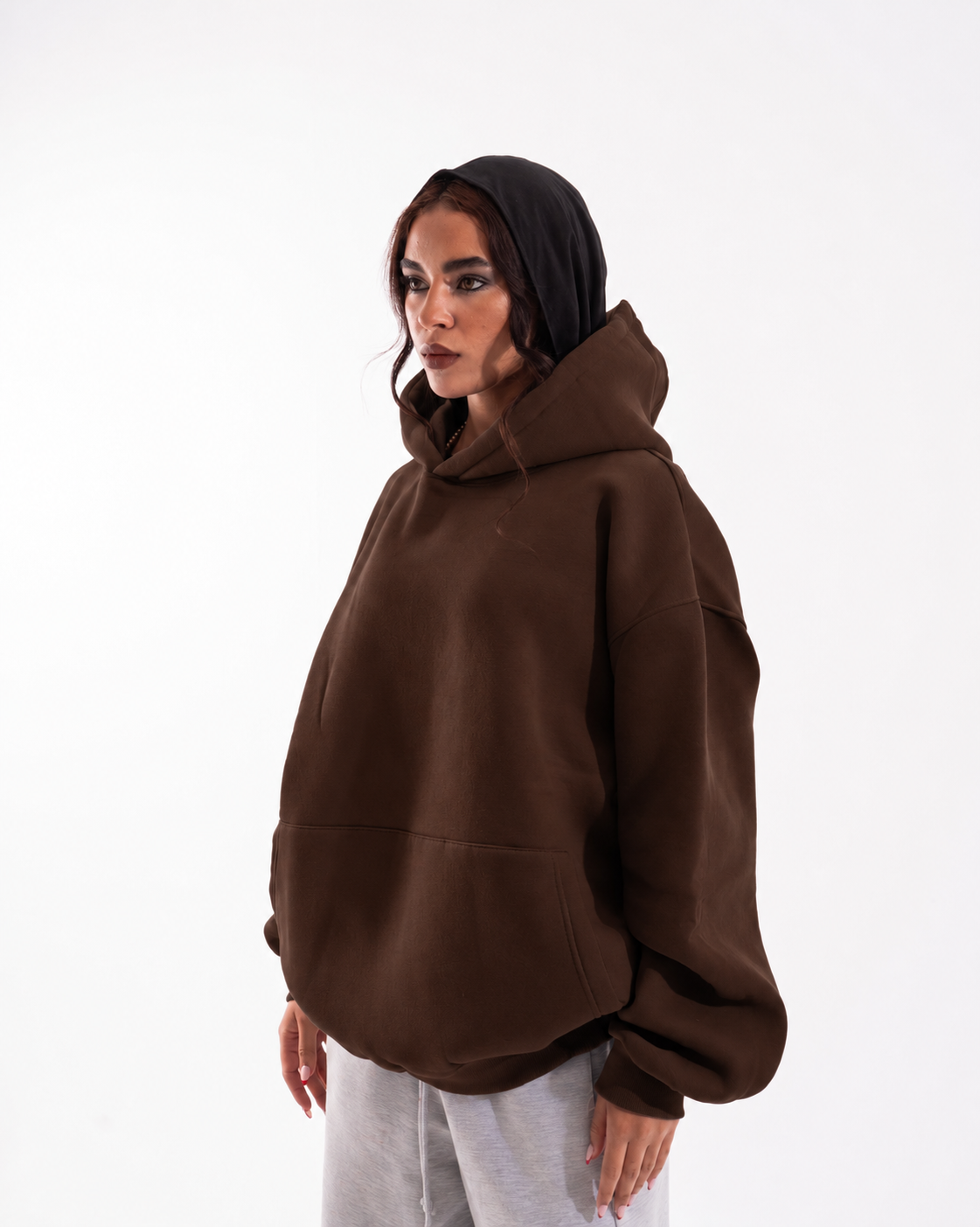 BROWN HOODIE