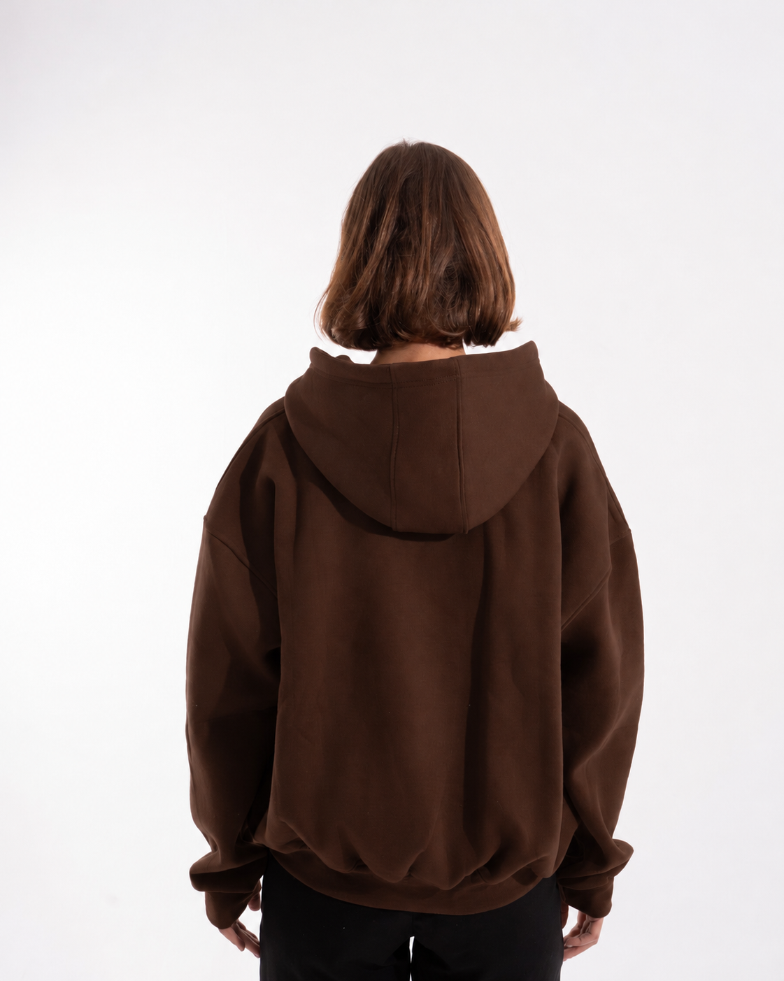 BROWN ZIPUP