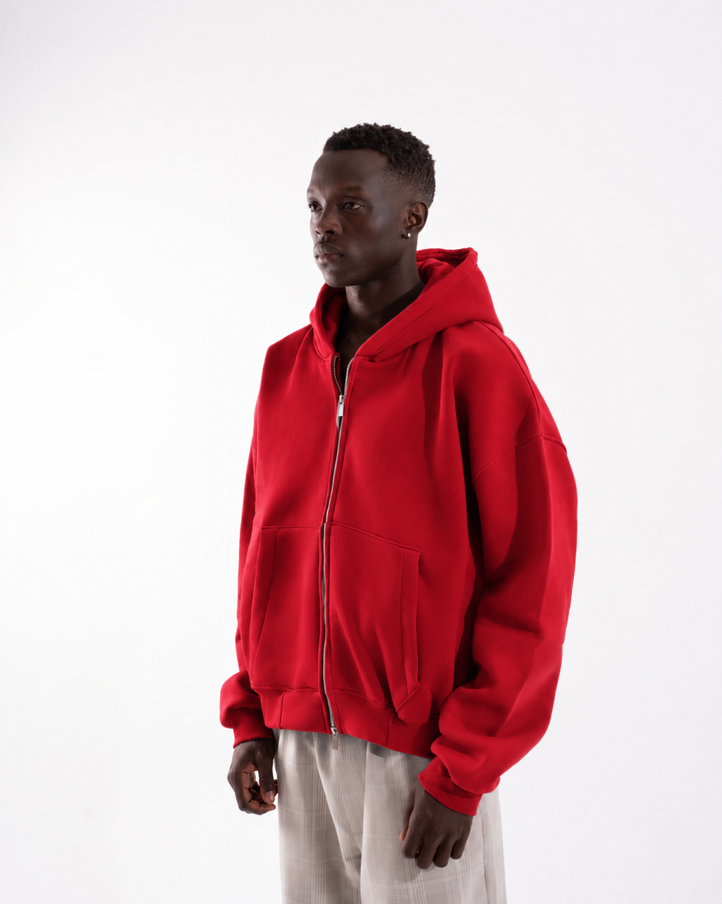 RED ZIPUP