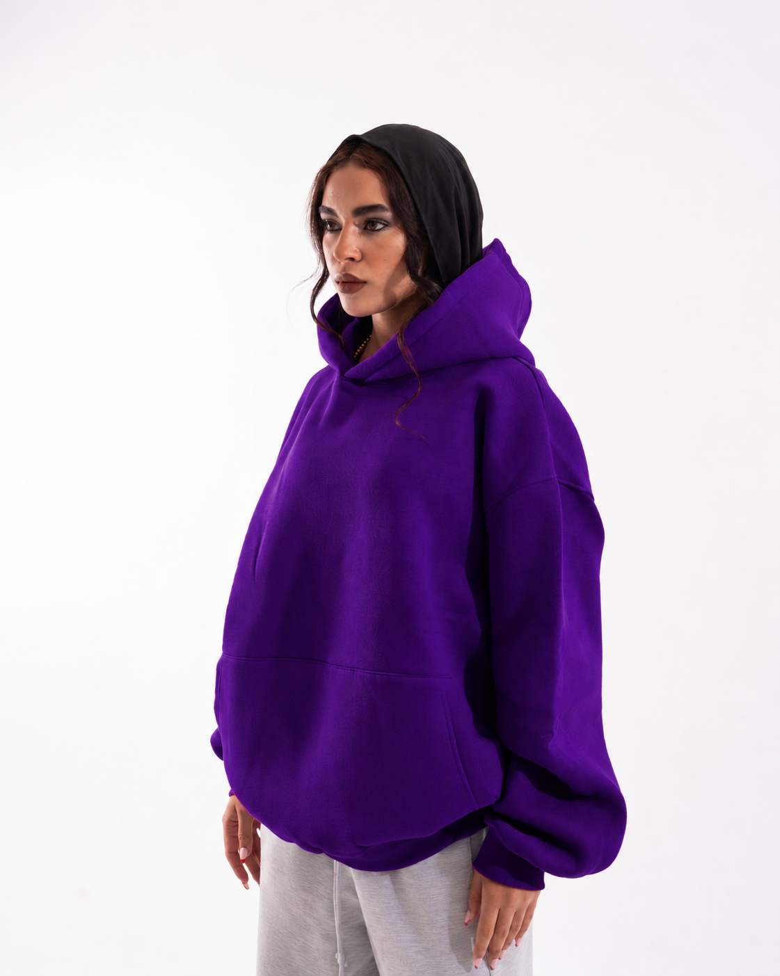 DARK PURPLE HOODIE