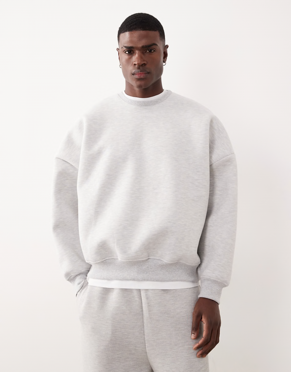 LIGHT GREY CREWNECK